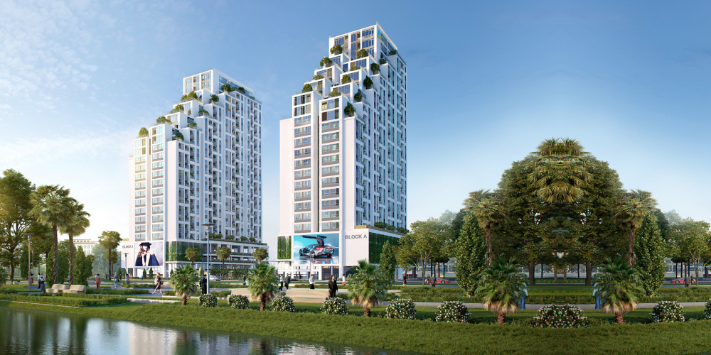 Phối cảnh dự án Luxgarden - Dự án nằm trên khu đất 9.125m2, tại số 370 Nguyễn Văn Quỳ, phường Phú Thuận, Quận 7 (Ảnh: IT)