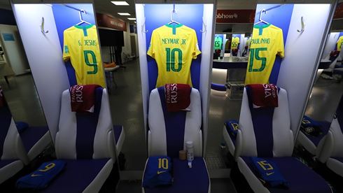 Phòng thay đồ của tuyển Brazil    