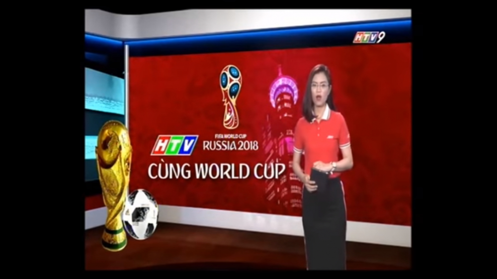 Hạnh Dung gương mặt bình luận các chương trình đồng hành cùng World Cup 2018 trên HTV