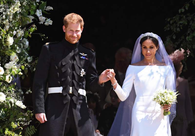 Đám cưới của hoàng tử Anh Harry và nữ diễn viên Megan Makle. 