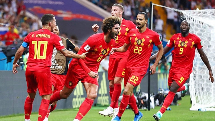 ĐT Bỉ đã sở hữu 14 bàn thắng tính đến trước vòng bán kết