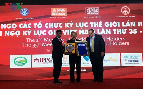 Tổ chức Kỷ lục Việt Nam được Liên minh Kỷ lục Thế giới xác lập kỷ lục mới.
