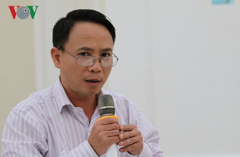 TS. Nguyễn Tiến Cường, Phó Viện trưởngViện nghiên cứu quản lý đất đai (Ảnh: Hồng Quang)