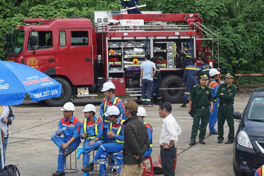 Lực lượng PCCC TP Đà Nẵng được huy động đến hiện trường để ứng cứu    