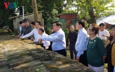 Bộ trưởng Bộ Kế hoạch Đầu Tư- Nguyễn Chí Dũng  thăm khu vực giải phóng dân cư di tích Kinh thành Huế  