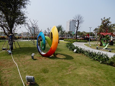 Công viên Vườn tượng APEC hiện trạng sẽ được mở rộng. (Ảnh: HC)  