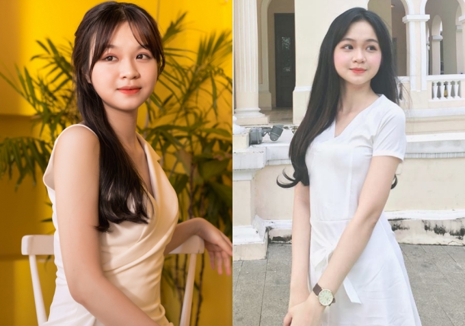 Năm nay, Đại học Ngoại thương có ba thí sinh lọt vào chung khảo phía Nam Hoa hậu Việt Nam. Nguyễn Thị Nhật Minh, sinh năm 1999, cao 1,66m là cái tên thứ ba được ban giám khảo chọn đi tiếp.