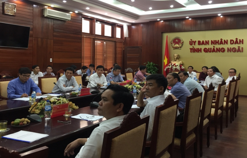 Đoàn công tác Bộ GTVT làm việc với UBND tỉnh Quảng Ngãi