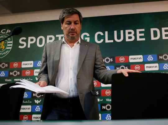 Chủ tịch Bruno de Carvalho của Sporting Lisbon