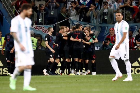 Argentina thua bạc nhược trước Croatia. Ảnh: Internet