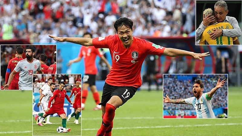 Brazil, Tây Ban Nha, Bồ Đào Nha, Argentina, hay ai sẽ vô địch? Nhưng với người hâm mộ Hàn Quốc thì luôn bay bổng trên đôi cánh của “nhà vô địch” áo đỏ đã biến Đức thành cựu vô địch. Ảnh: fifa.com