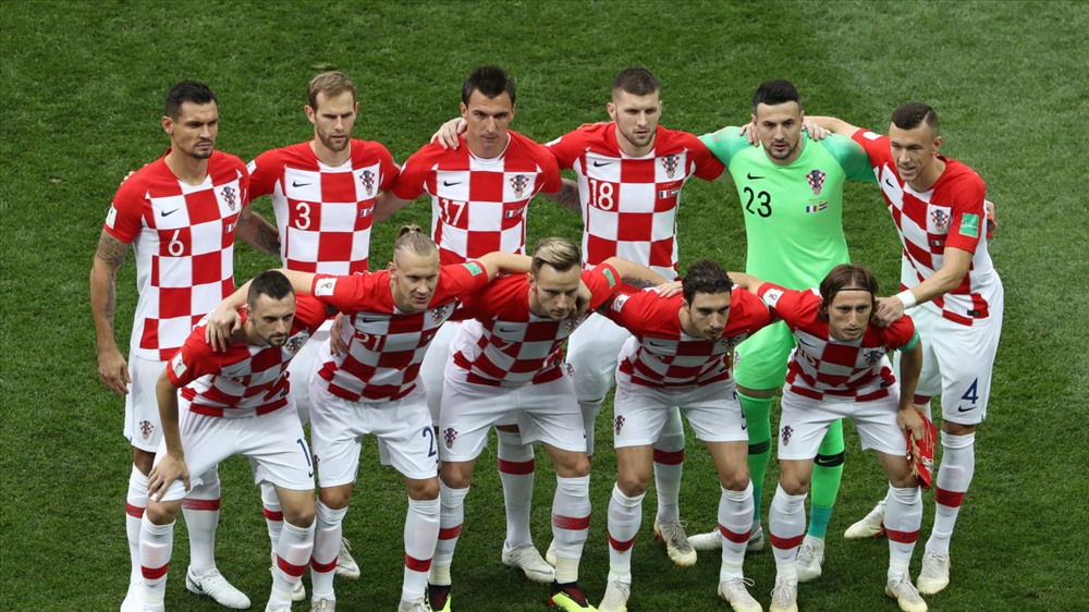  Đội tuyển Croatia chụp hình kỷ niệm.