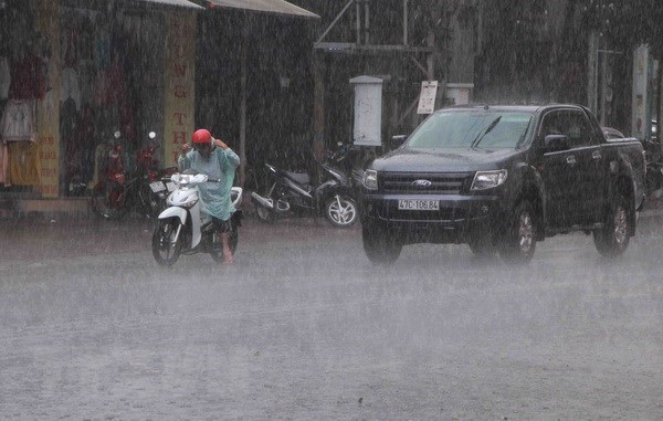 Áp thấp nhiệt đới gây mưa lớn ở nhiều nơi trên cả nước. (Ảnh: Internet).