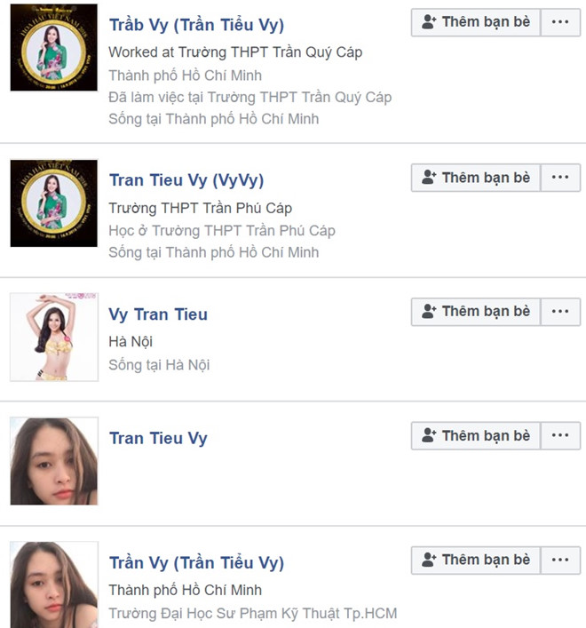 Hàng loạt tài khoản của tân Hoa hậu Trần Tiểu Vy bị giả mạo.  
