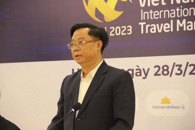 Phó Tổng cục trưởng Tổng cục Du lịch - ông Phạm Văn Thuỷ đánh giá và kỳ vọng cao vào VITM Hà Nội 2023