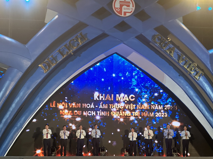 Khai mạc Lễ hội Văn hóa - Ẩm thực Việt Nam năm 2023 tại Khu du lịch Cửa Việt (Gio Linh, Quảng Trị)