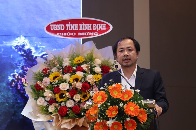 Ông Trần Việt Anh phát biểu tại hội nghị.