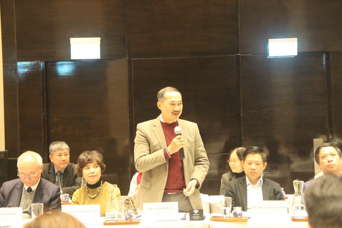 Ông Cao Trí Dũng, Chủ tịch Liên chi hội Lữ hành Việt Nam, phát biểu tại chương trình.