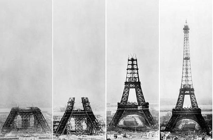 Quá trình xây dựng Tháp Eiffel đối mặt với làn sóng phản đối của người dân vì được cho là không có tác dụng thực tiễn mà chỉ làm cảnh.
