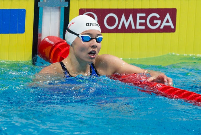 Alicja Tchorz (trong ảnh) cùng 5 VĐV bơi lội Phần Lan bỏ lỡ thế vận hội do sai sót kỹ thuật.