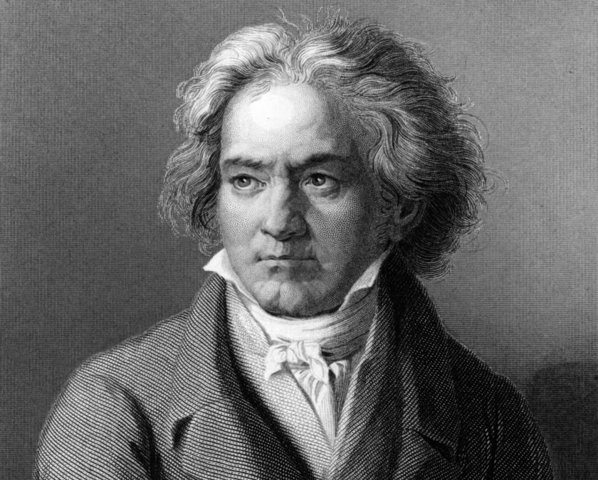 Tranh chân dung nhà soạn nhạc Ludwig van Beethoven