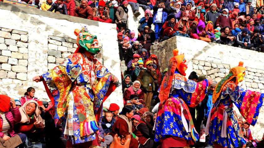 Lễ hội Galdan Namchot đánh dấu sự khởi đầu lễ hội Losar (lễ hội Năm mới) ở Ladakh.