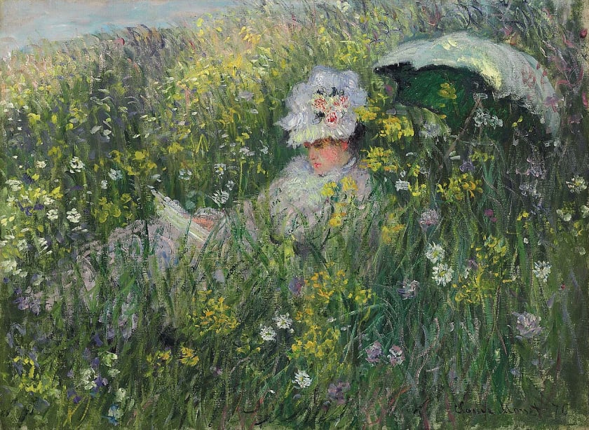 In the Meadow (1876) - Claude Monet