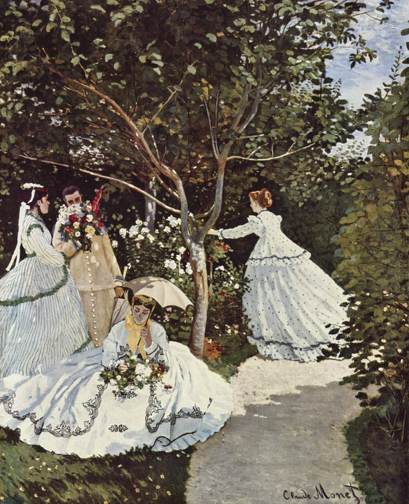 Women in the Garden (1866) - Claude Monet