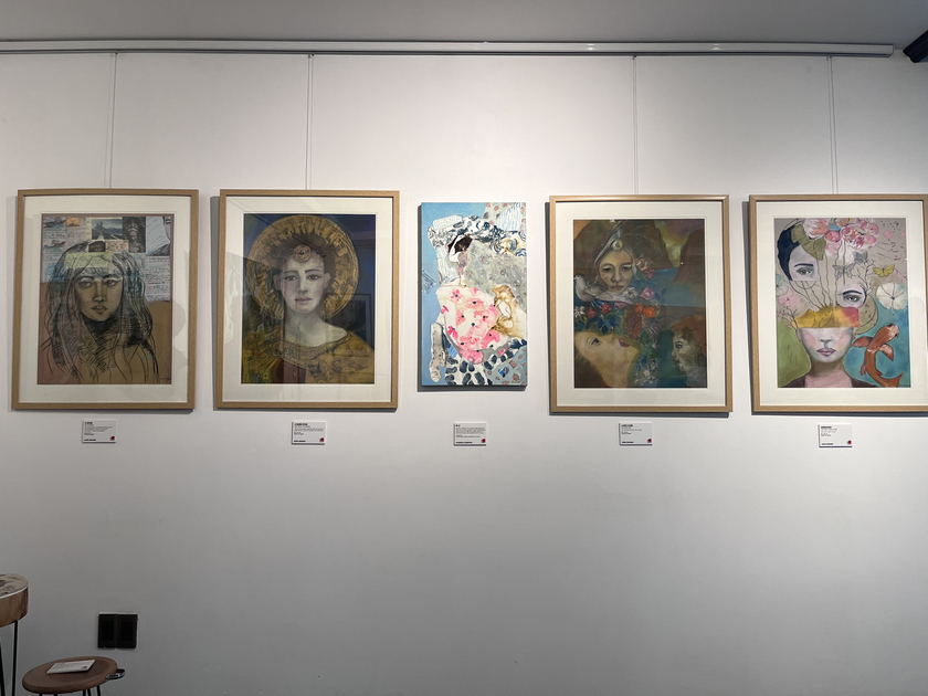 Triển lãm gồm 94 tác phẩm của 5 nữ họa sỹ sau 1 tháng sinh sống tại Việt Nam.