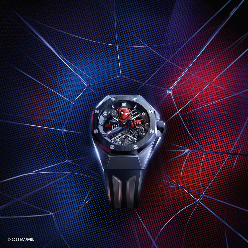Đồng hồ lấy cảm hứng từ nhân vật Spider-Man thu hút đông đảo sự chú ý từ người hâm mộ hai giới phim ảnh - đồng hồ
