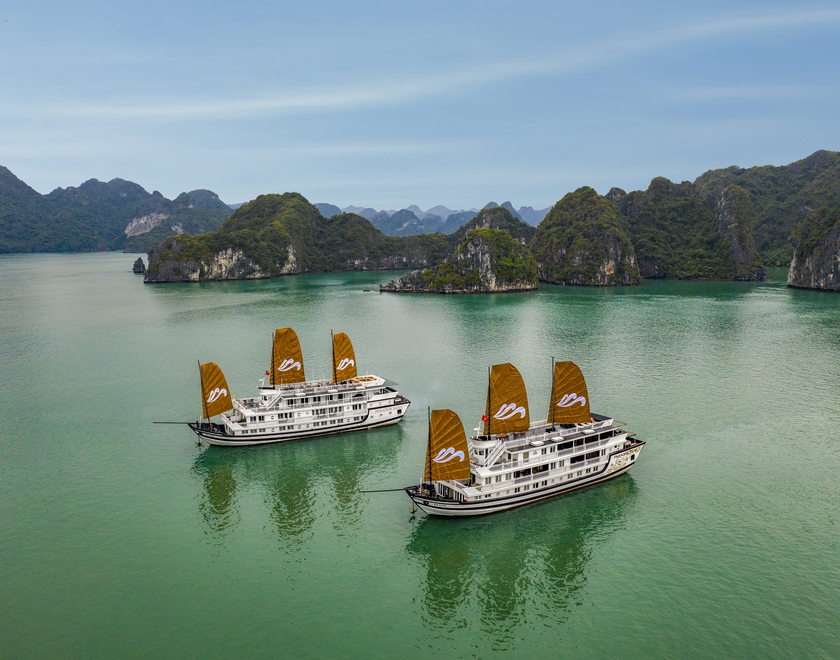 Du thuyền boutique Paradise Sails và Paradise Peak mang lại sự cổ điển, ấm cúng và quyến rũ đậm nét Á Đông.