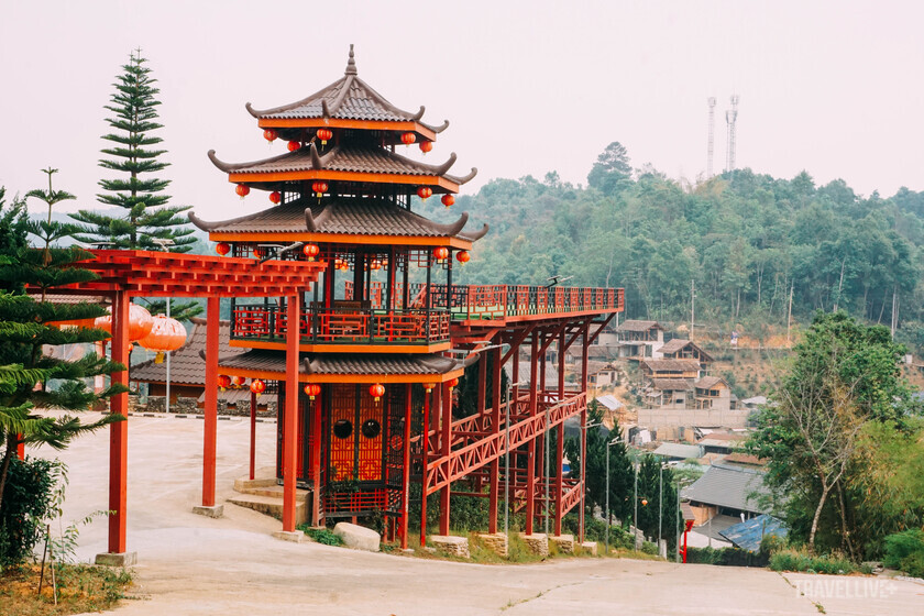 Phong cách kiến trúc đậm chất văn hóa người Vân Nam.