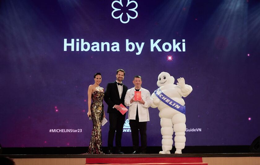 Nhà hàng Hibana by Koki của Khách sạn Capella Hanoi nhận 1 sao Michelin