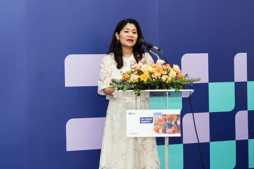 Tiến sỹ Nguyễn Phương Hòa, Cục trưởng, Cục Hợp tác Quốc tế, Bộ Văn hóa, Thể thao và Du lịch nhấn mạnh mối quan hệ hợp tác với Hội đồng Anh