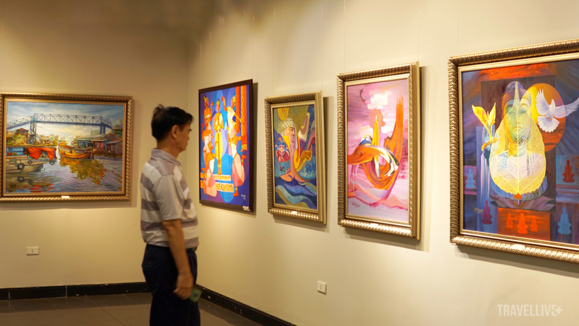 Mỗi họa sĩ với đề tài, phong cách đa dạng mang đến những giá trị văn hóa về miền sông nước hay những góc nhìn về thiên nhiên, con người Việt Nam tươi đẹp qua sự đa sắc của nghệ thuật