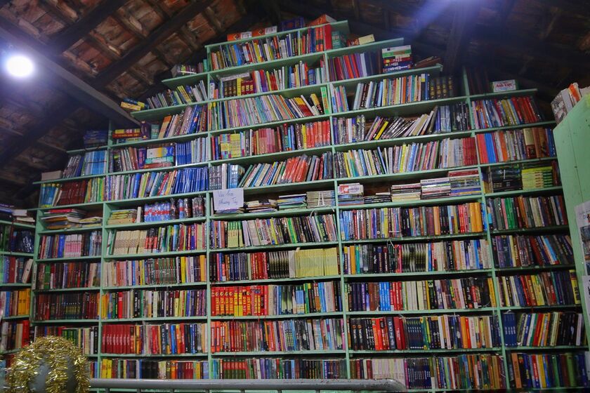 Trong đó chứa hàng trăm nghìn đầu sách với kho tàng các thể loại khác nhau như: Văn học Việt Nam, văn học nước ngoài, sách ngoại ngữ, truyện tranh…