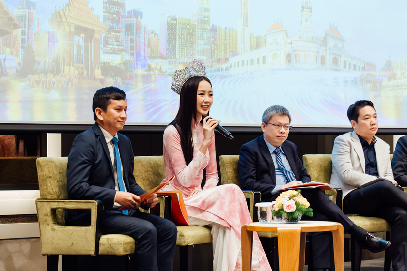 Hoa hậu Liên lục địa Bảo Ngọc trở thành Đại sứ truyền thông cho Hội chợ ITE HCMC 2023.