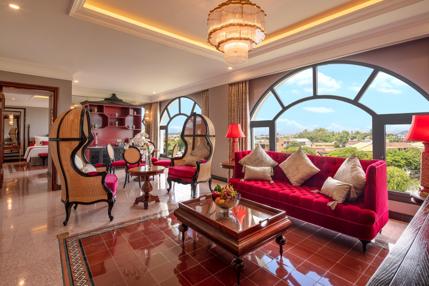 Phòng Presidential Suite (Ảnh: Silk Path Grand Hue Hotel & Spa)