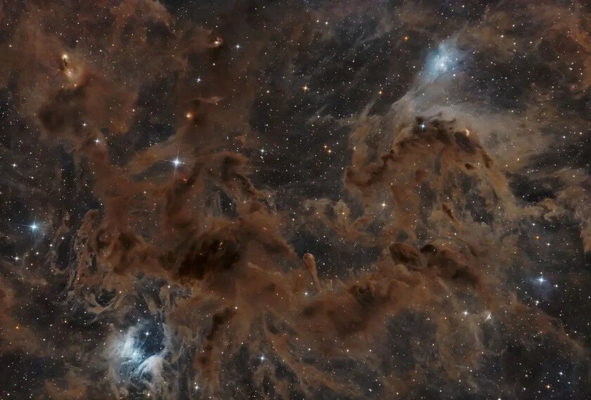 Á quân thiên hà – Một bức ảnh về LDN 1448, gần với NGC 1333 ngoạn mục hơn và được chụp thường xuyên hơn