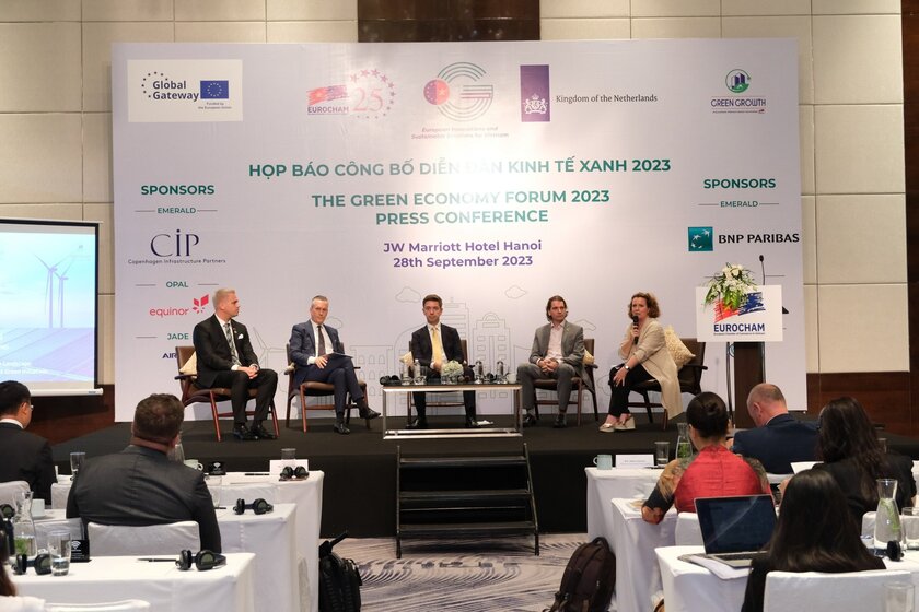 EuroCham Việt Nam họp báo thông tin về Diễn đàn Kinh tế xanh 2023