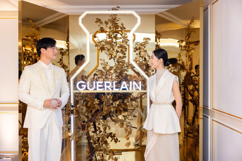 NTK Lý Quí Khánh & Helly Tống tại buổi khai trương Guerlain Flagship Store.