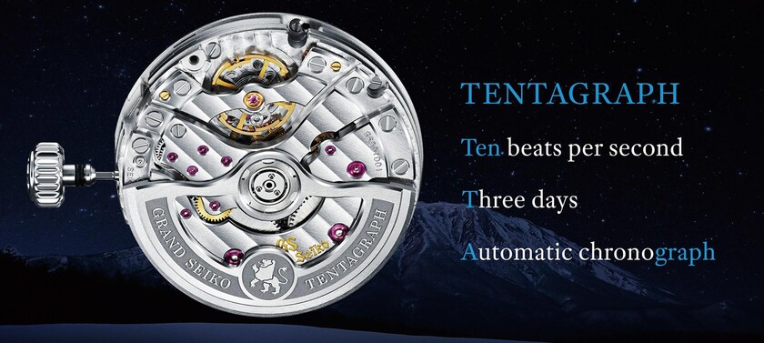 Tentagraph trở thành đồng hồ bấm giờ 10 nhịp mỗi giây với mức dự trữ năng lượng lâu nhất trong ngành hiện nay.