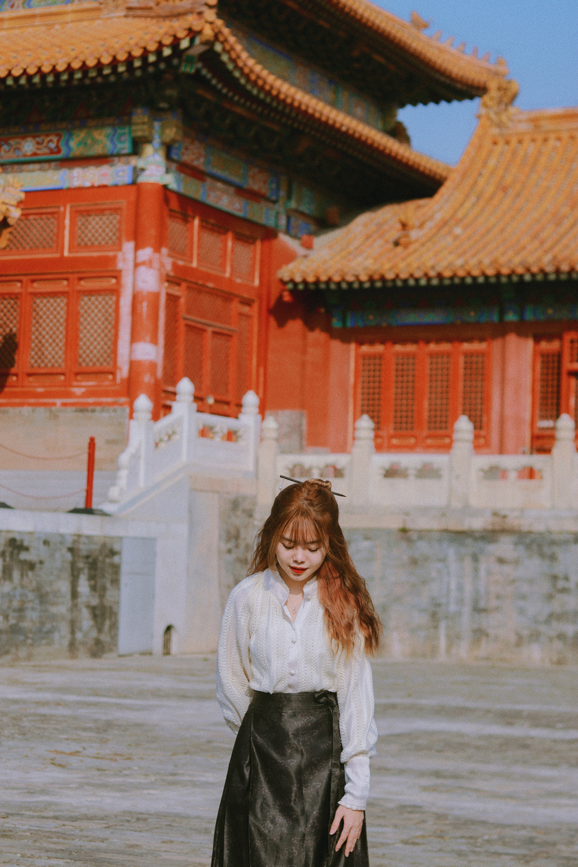 Travel blogger chia sẻ mặc Hán phục vào Cố Cung là một trải nghiệm rất đáng để mọi người thử.