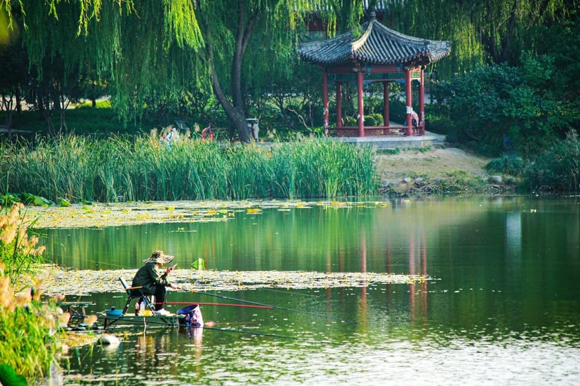 Bắc Kinh nói chung và công viên ở Bắc Kinh nói riêng mỗi mùa mỗi vẻ.