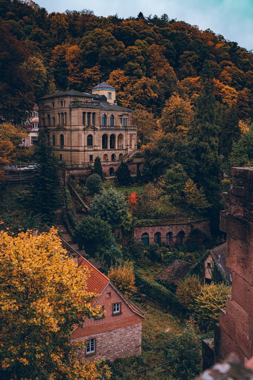 Lâu đài Heidelberg là một biểu tượng của chủ nghĩa lãng mạn Đức.