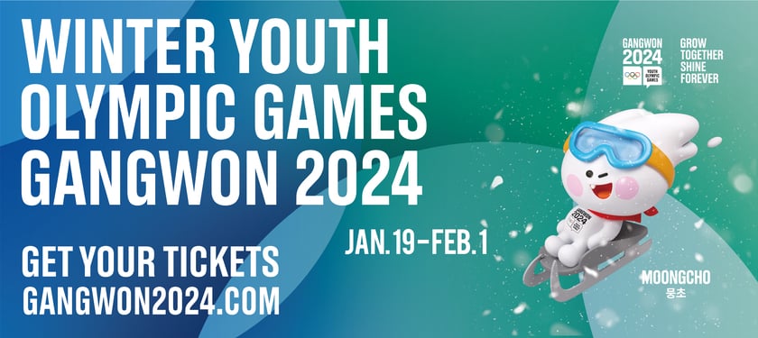 Poster Thế vận hội Trẻ mùa đông Gangwon 2024