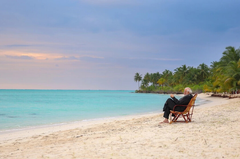 Thủ tướng Ấn Độ Narendra Modi đăng bài lên nền tảng X để quảng bá du lịch ở quần đảo Lakshadweep.