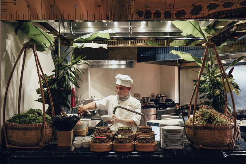 Trải nghiệm ẩm thực đáng nhớ không chỉ bởi hương vị tuyệt vời mà còn mang đậm dấu ấn văn hóa của ba nền ẩm thực Á Đông.