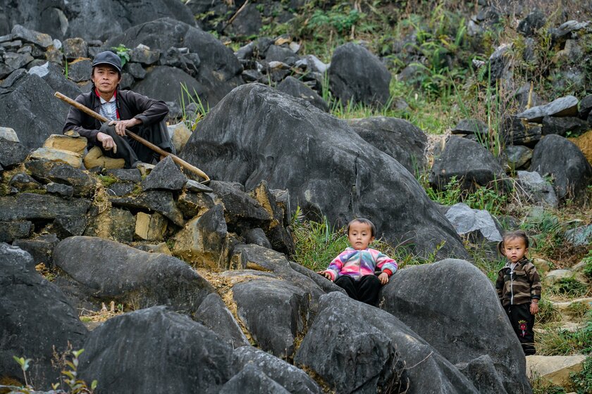 Thật khó có thể dùng từ ngữ nào để miêu tả cảnh sắc vùng cao nguyên đá Hà Giang khi bước sang Xuân.