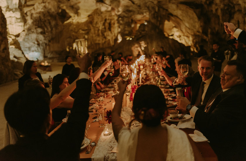 Lễ cưới trong hang Vũng Đục mang đến cho các cặp đôi và khách mời một trải nghiệm mới lạ và đáng nhớ